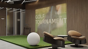 Golf entertainment bar opens in New York, US